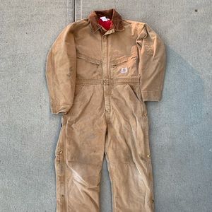 Vintage Carhartt Insulated Quilt Lined Coveralls